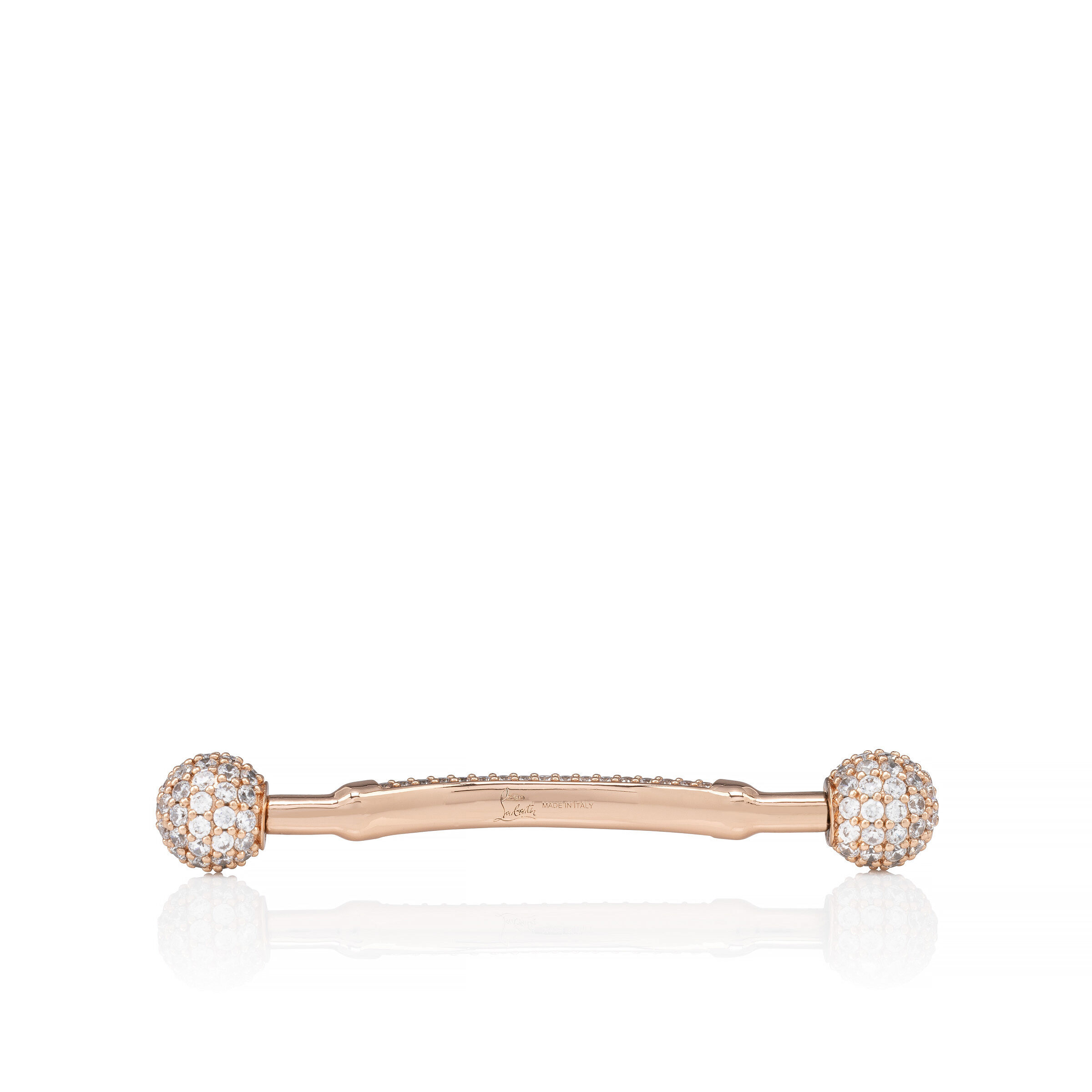 Chambelink Strass - Shoe Jewelry - Metal and strass - Rose