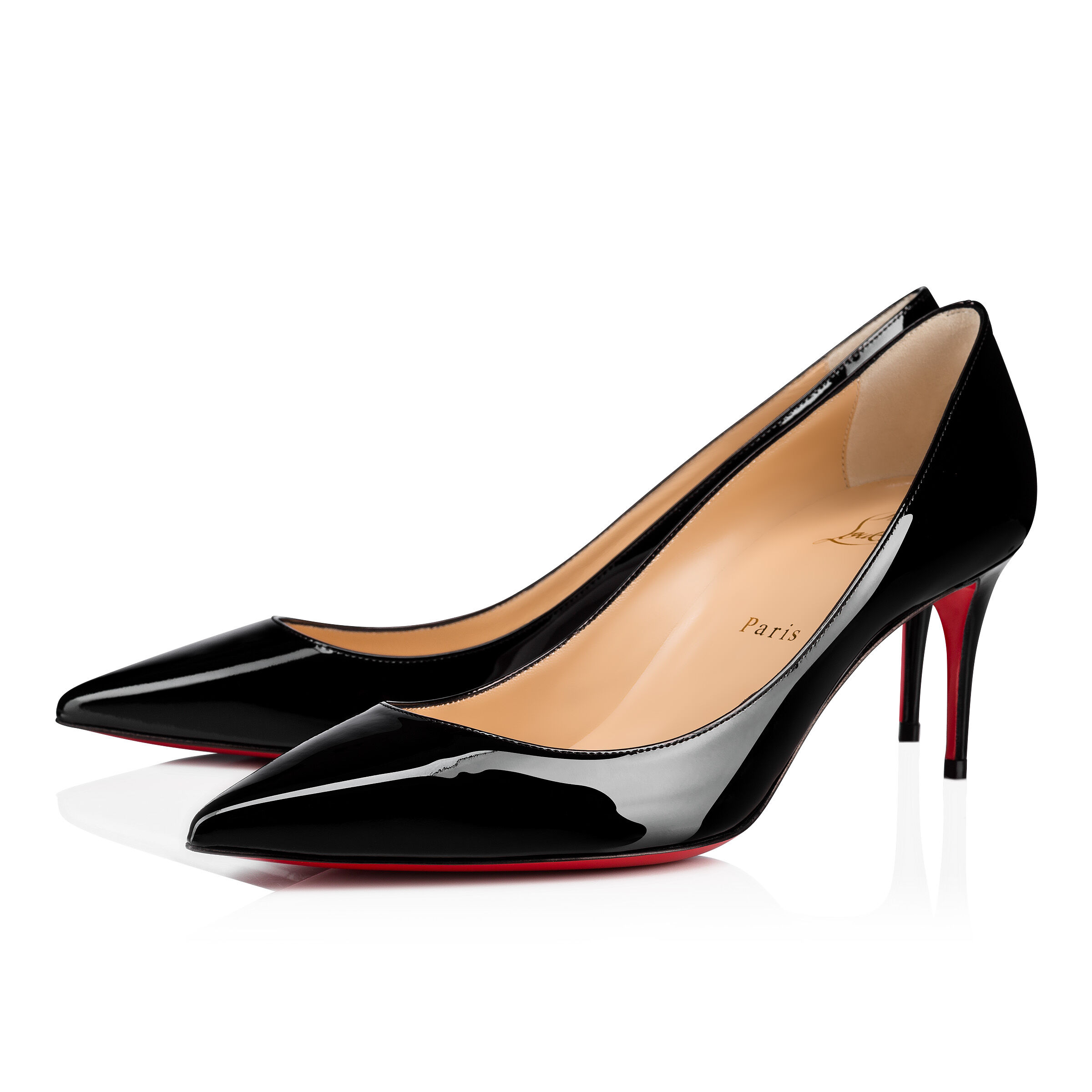 Kate - 70 mm Pumps - Patent calf leather - Black - Women