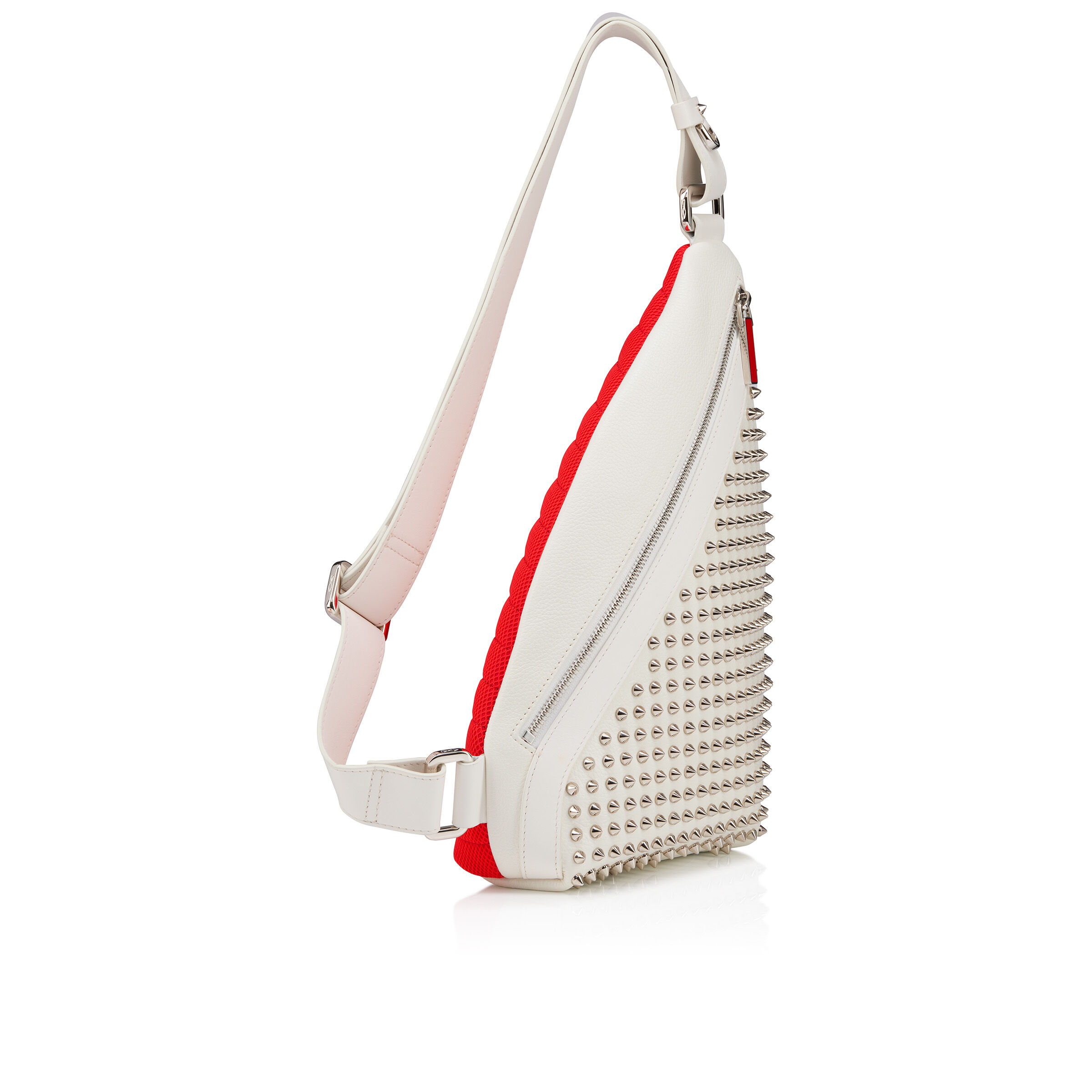 Funky - Crossbody bag - Grained calf leather and spikes