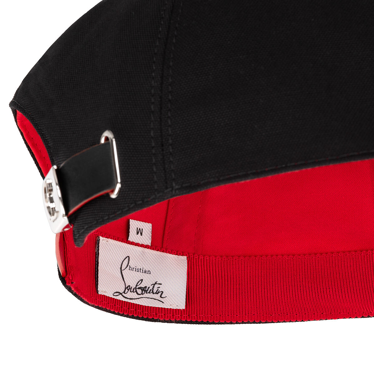 Christian Louboutin ベースボールキャップ Mooncrest - Baseball cap - Canva - Black - Christian