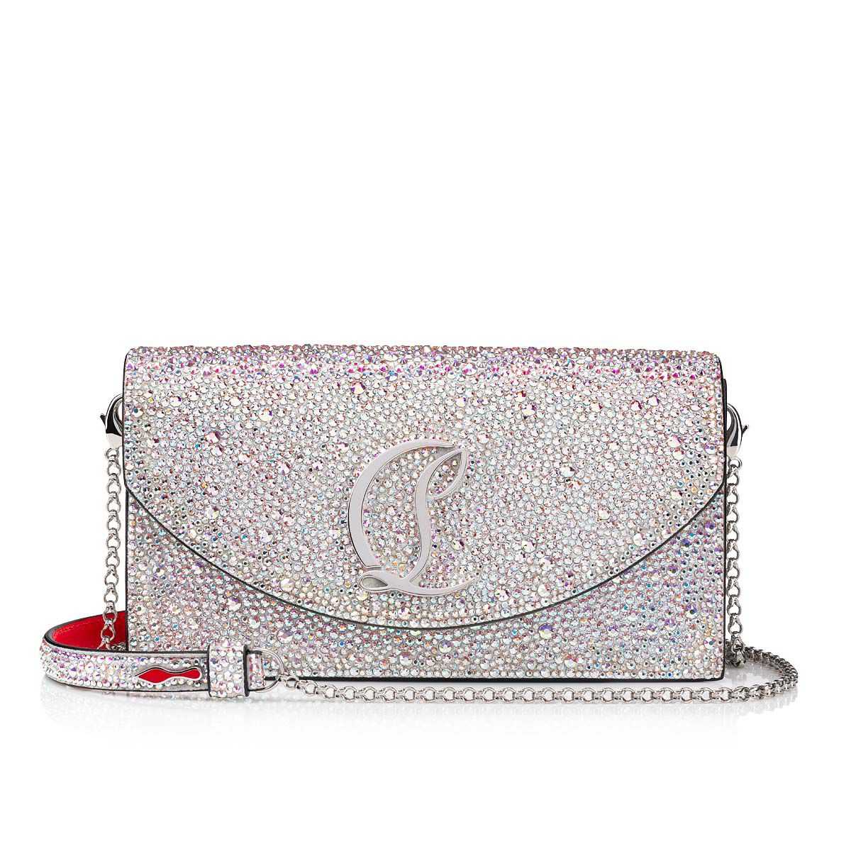 Loubi54 - Clutch - Strass - Aurore boréale - Christian Louboutin