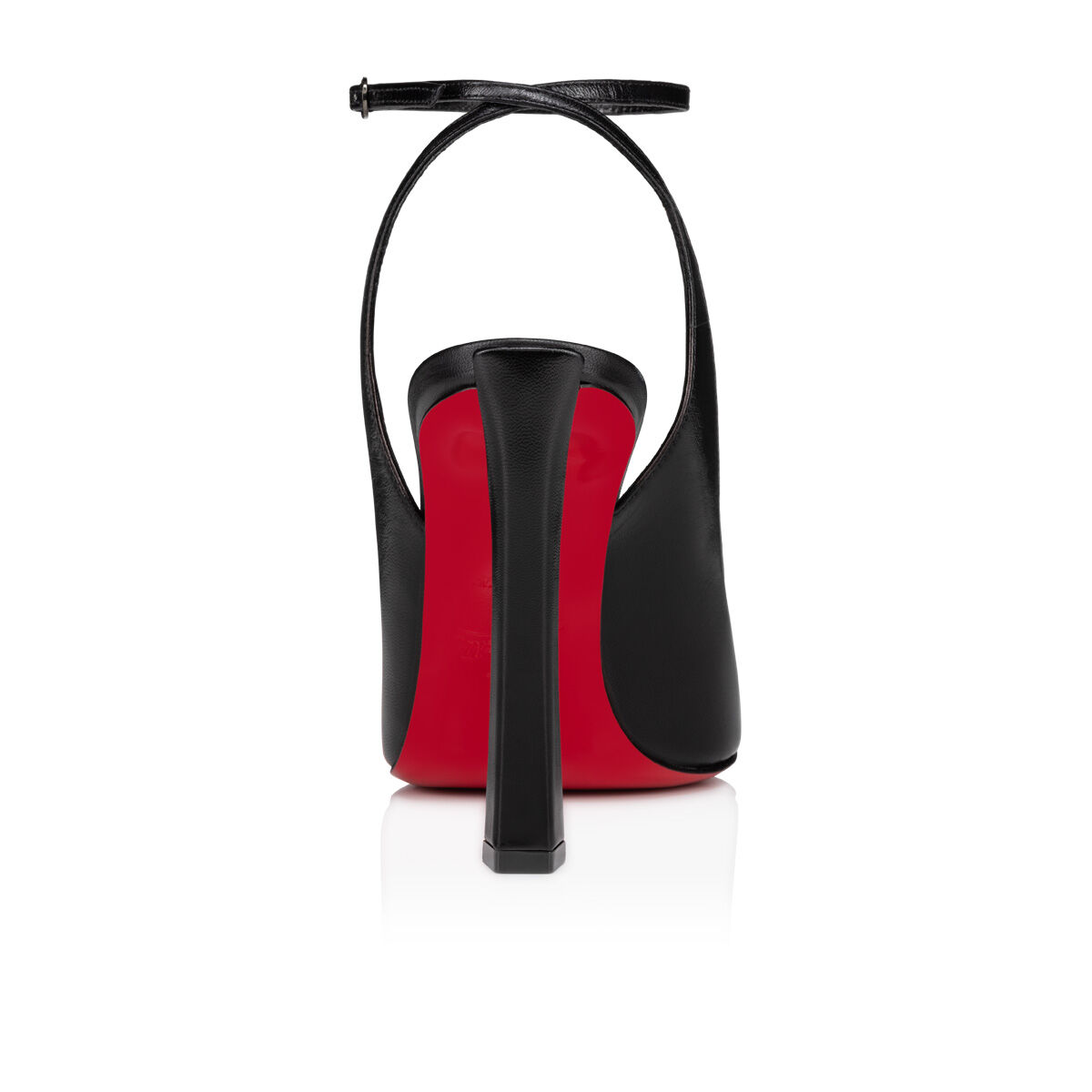 Condora Strap - 100 mm Strappy pumps - Kid leather - Black