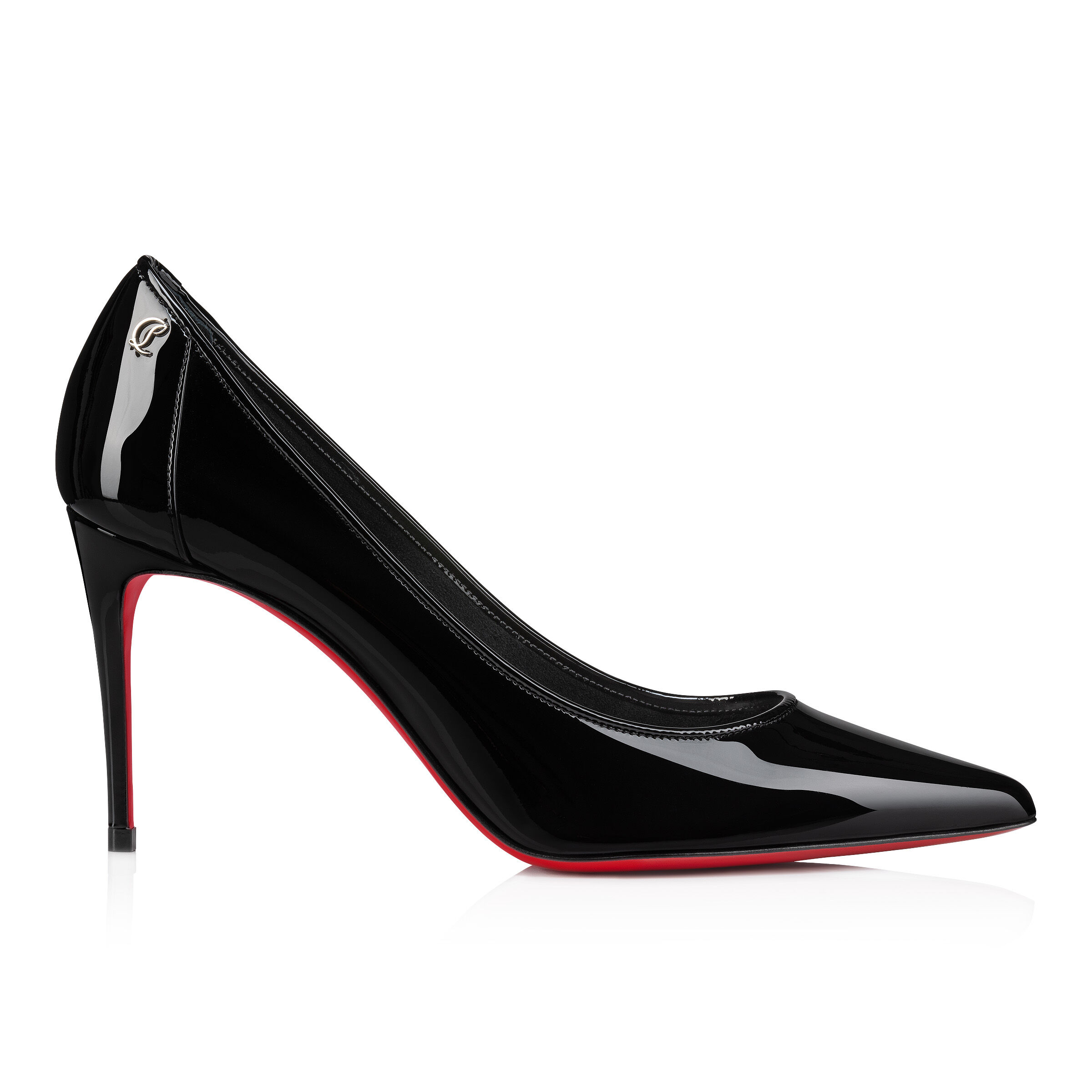 Sporty Kate - 85 mm Pumps - Patent leather - Black - Women