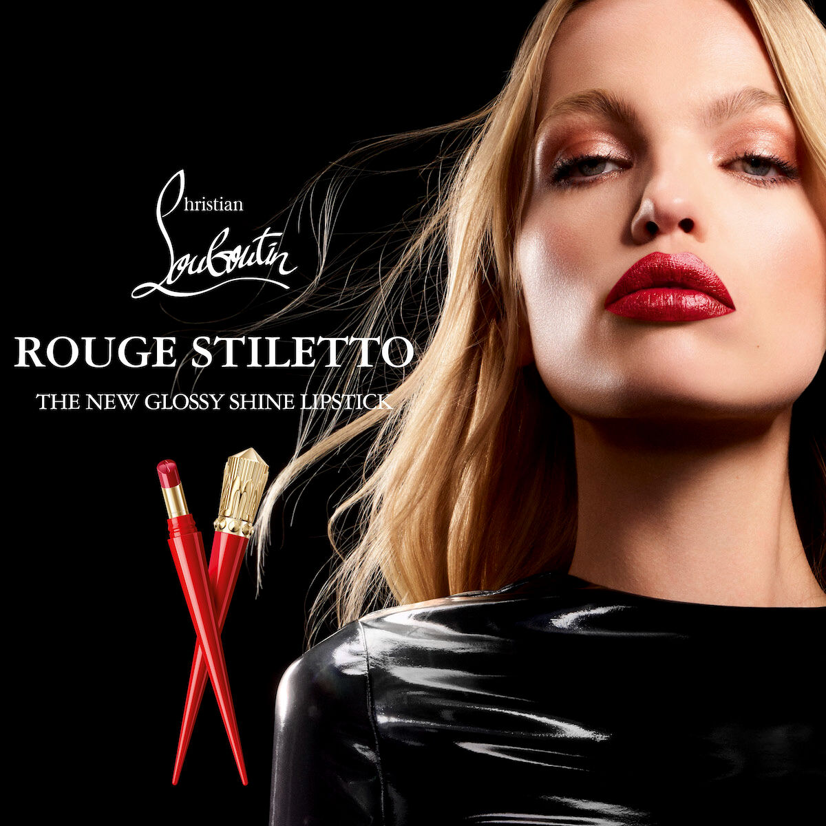 Rouge Stiletto Glossy Shine - 亮面唇膏- Rouge Louboutin 001S