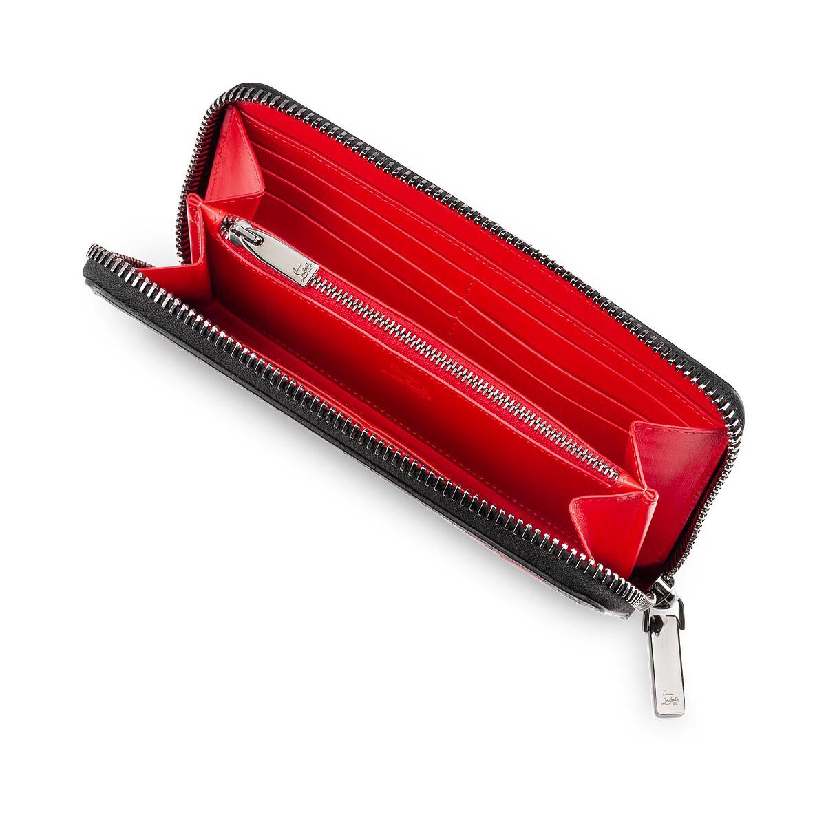 小物 Christian Louboutin Panettone wallet Panettone - Wallet - Calf leather and rubber - Black