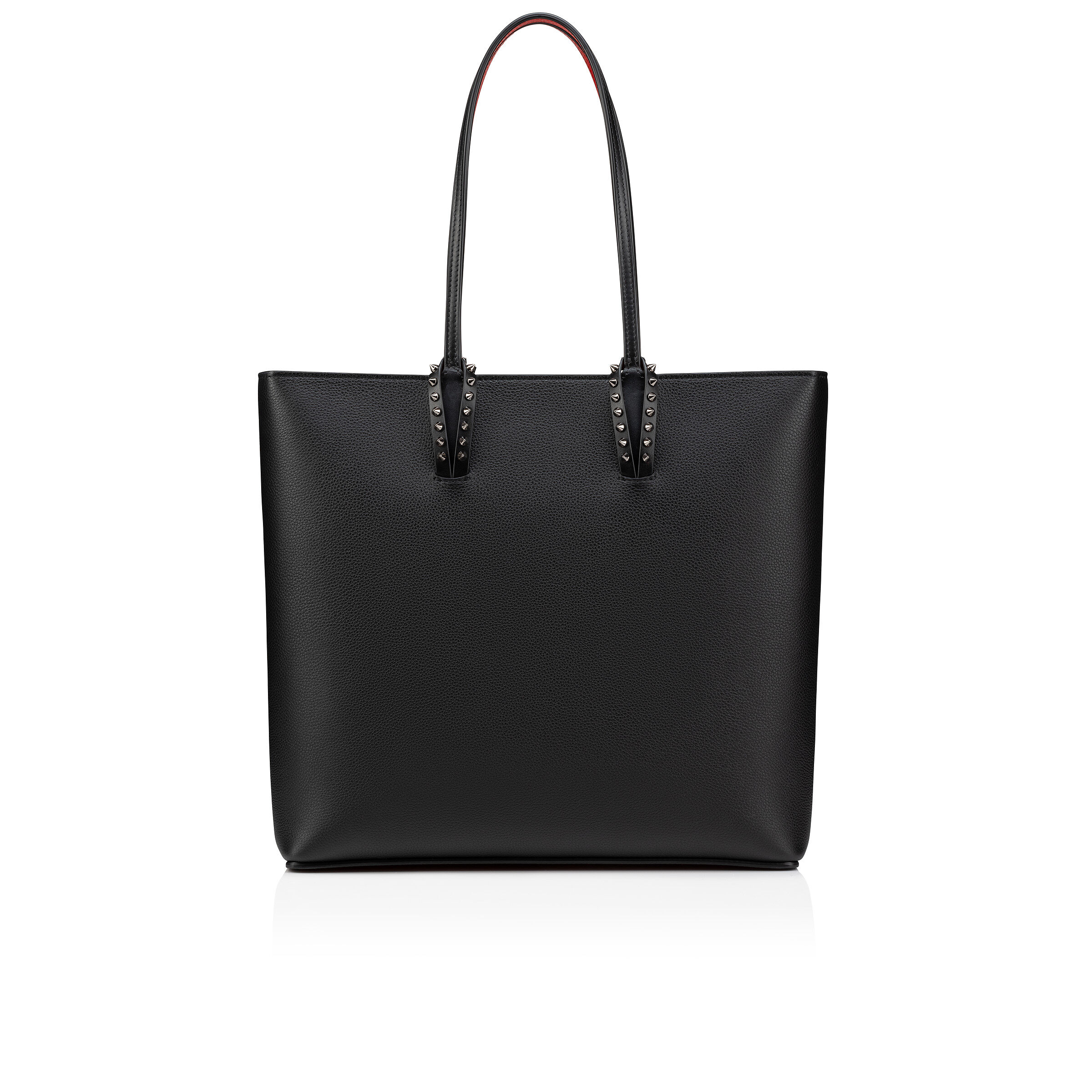 Christian Louboutin ブラック トートバッグ Cabata - Tote bag - Grained calf leather - Black - Christian