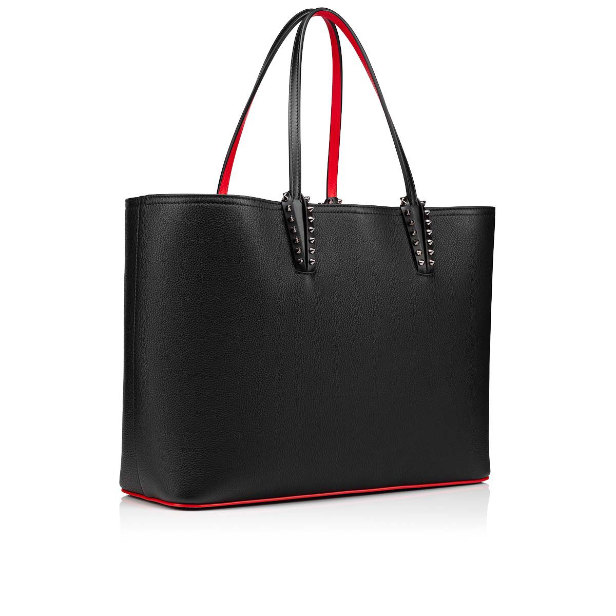 Cabata large - Tote bag - Calf leather and spikes - Black Cabata large - Tote bag - Calf leather and spikes - Black