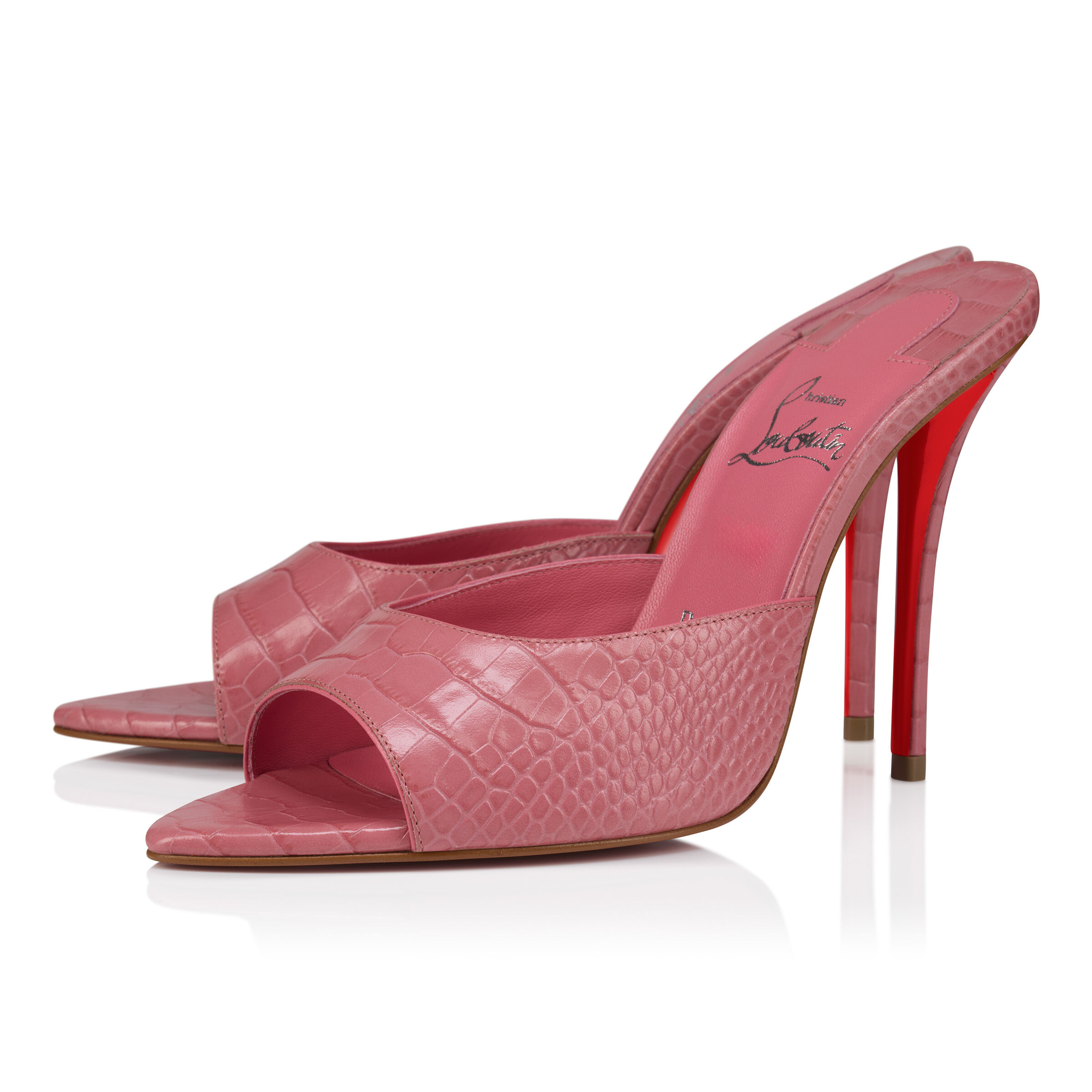 【美品】クリスチャンルブタン　36(23cm) ライトピンク Christian Louboutin クリスチャンルブタン スニーカー