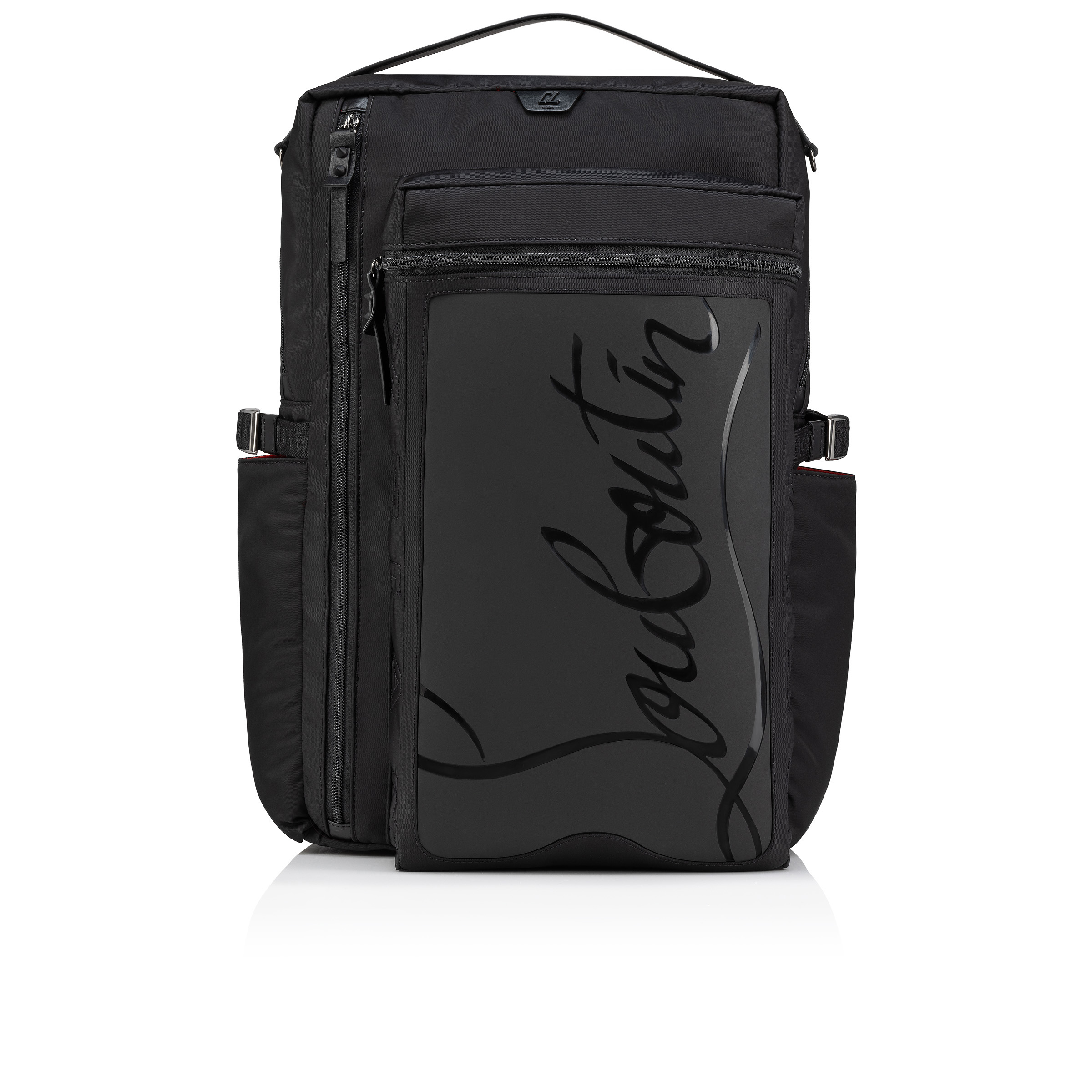Loubideal - Backpack - Rubber and fabric - Black - Christian Louboutin