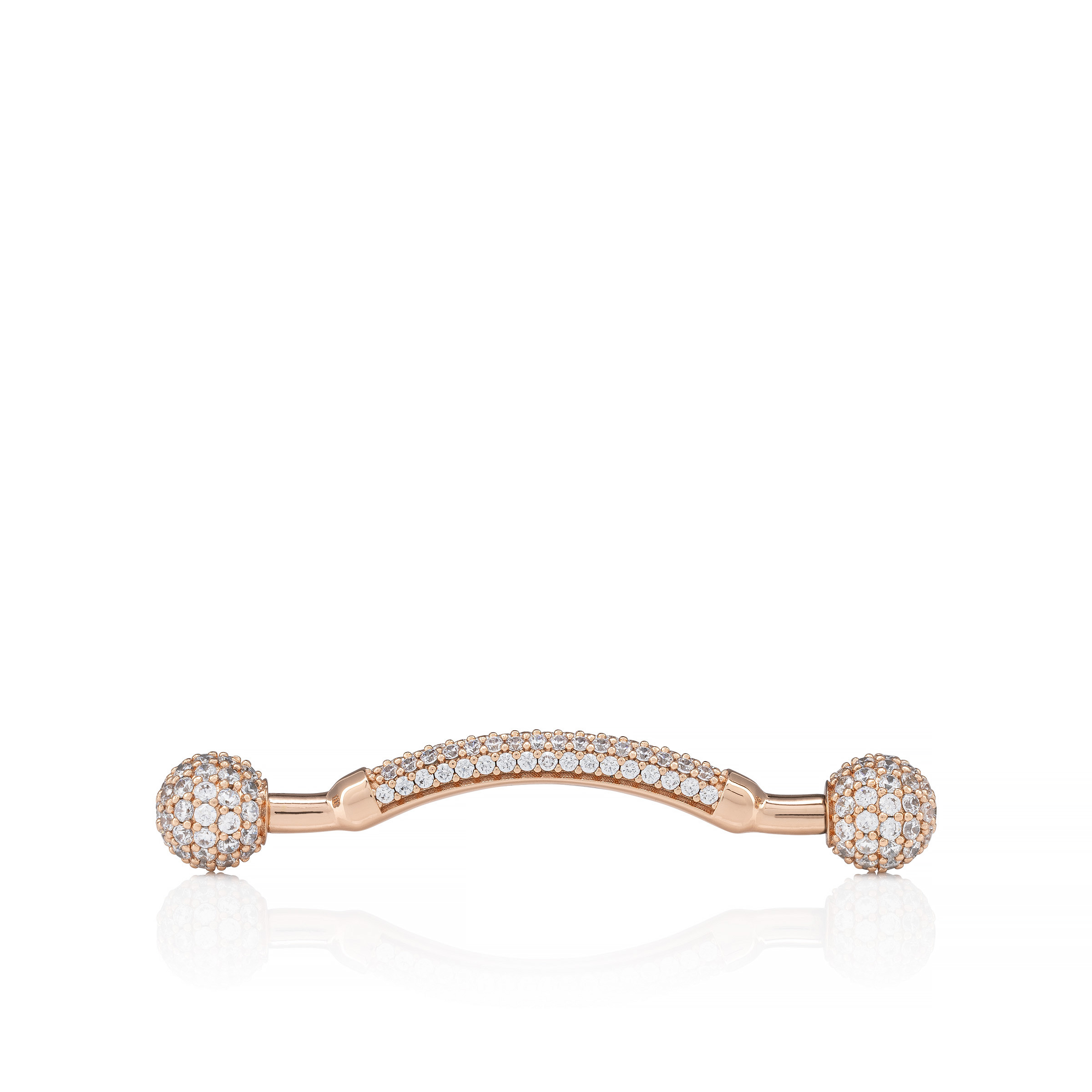 Chambelink Strass - Shoe Jewelry - Metal and strass - Rose