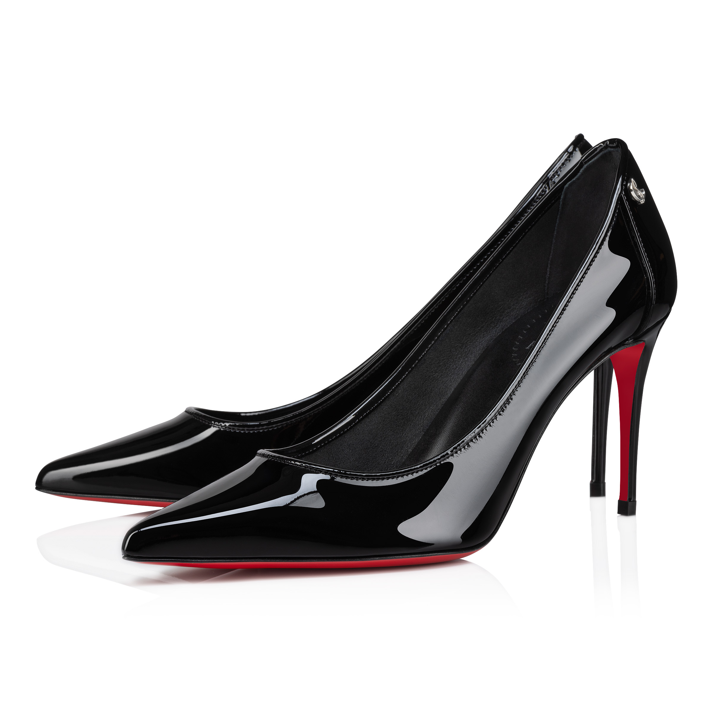 Sporty Kate - 85 mm Pumps - Patent leather - Black - Women