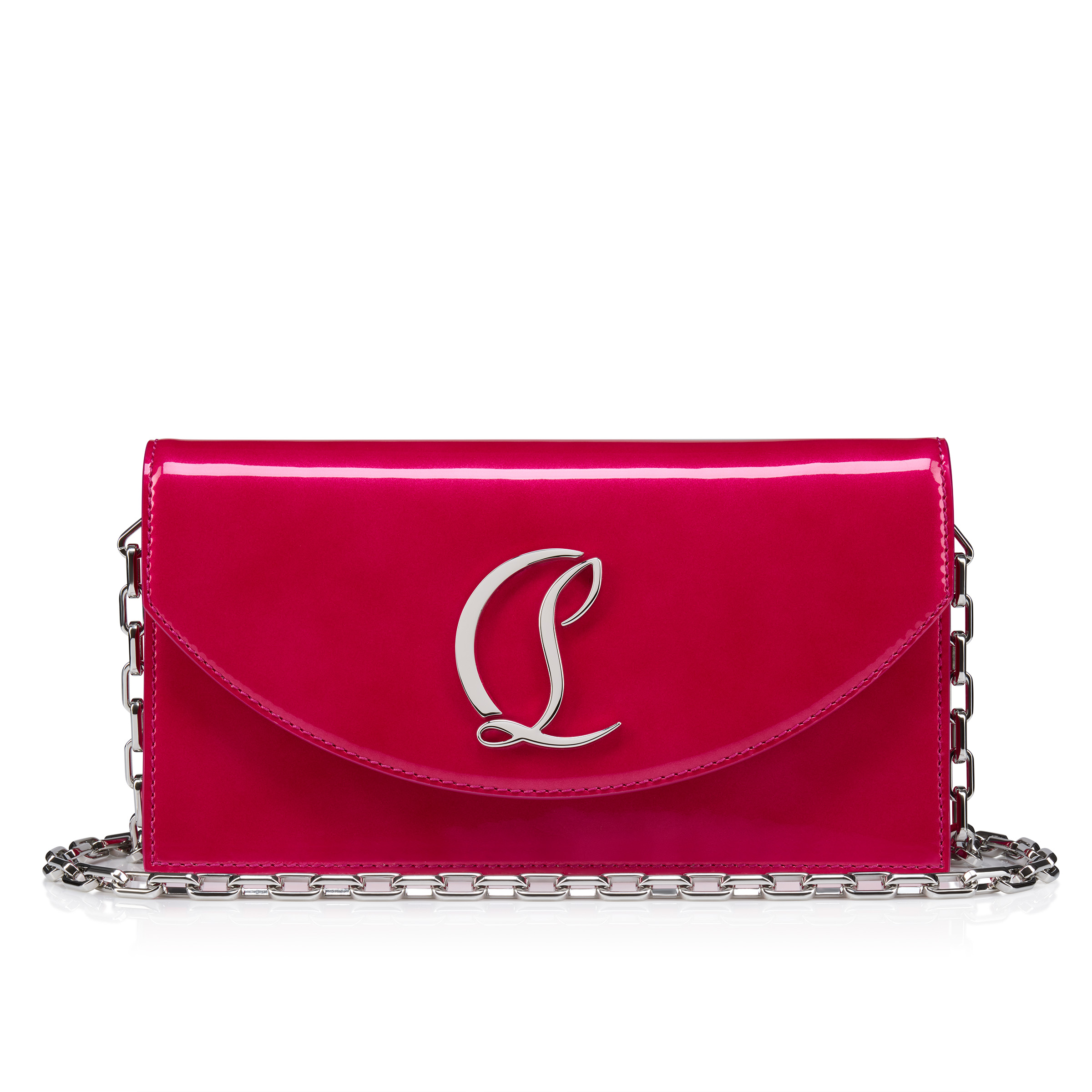 Loubi54 - Clutch - Pearlescent patent calf leather - Pinup